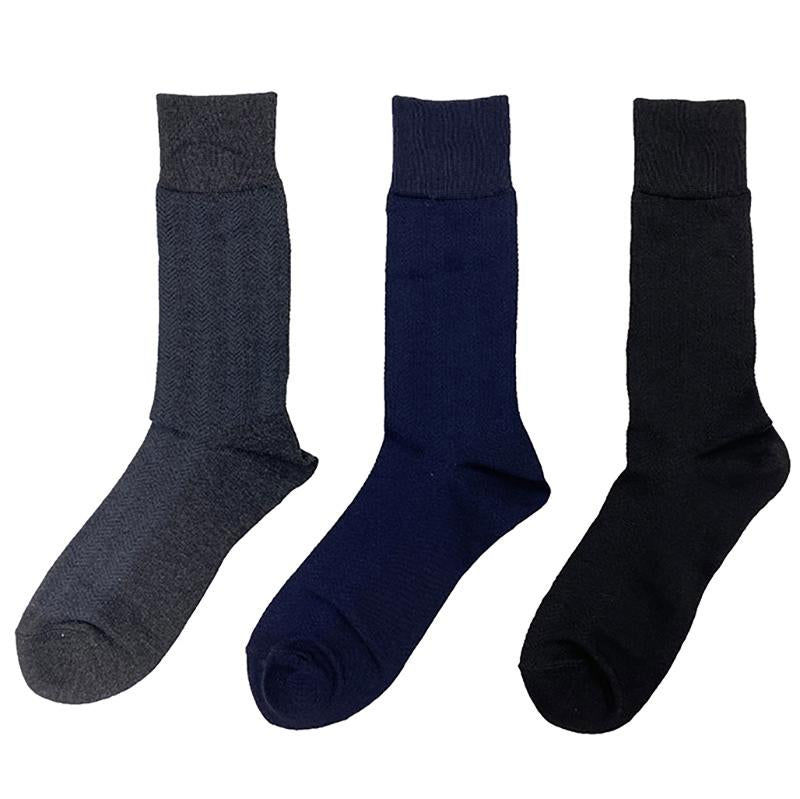 Spiral Design Regular Business Socks – Charcoal,