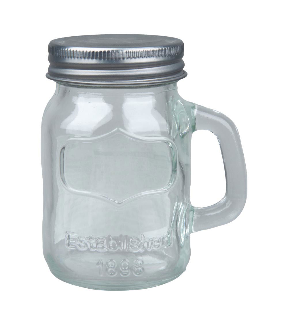 Interior Glass Bottle with Handle, Assorted (1 pc) - 140ml