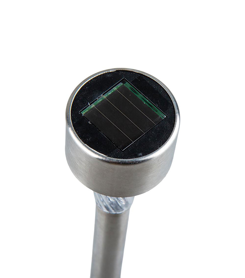 Solar Powered Garden Light, Silver