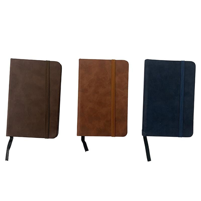 PU Leather A6 Notebook,  Assorted (1 Pc)