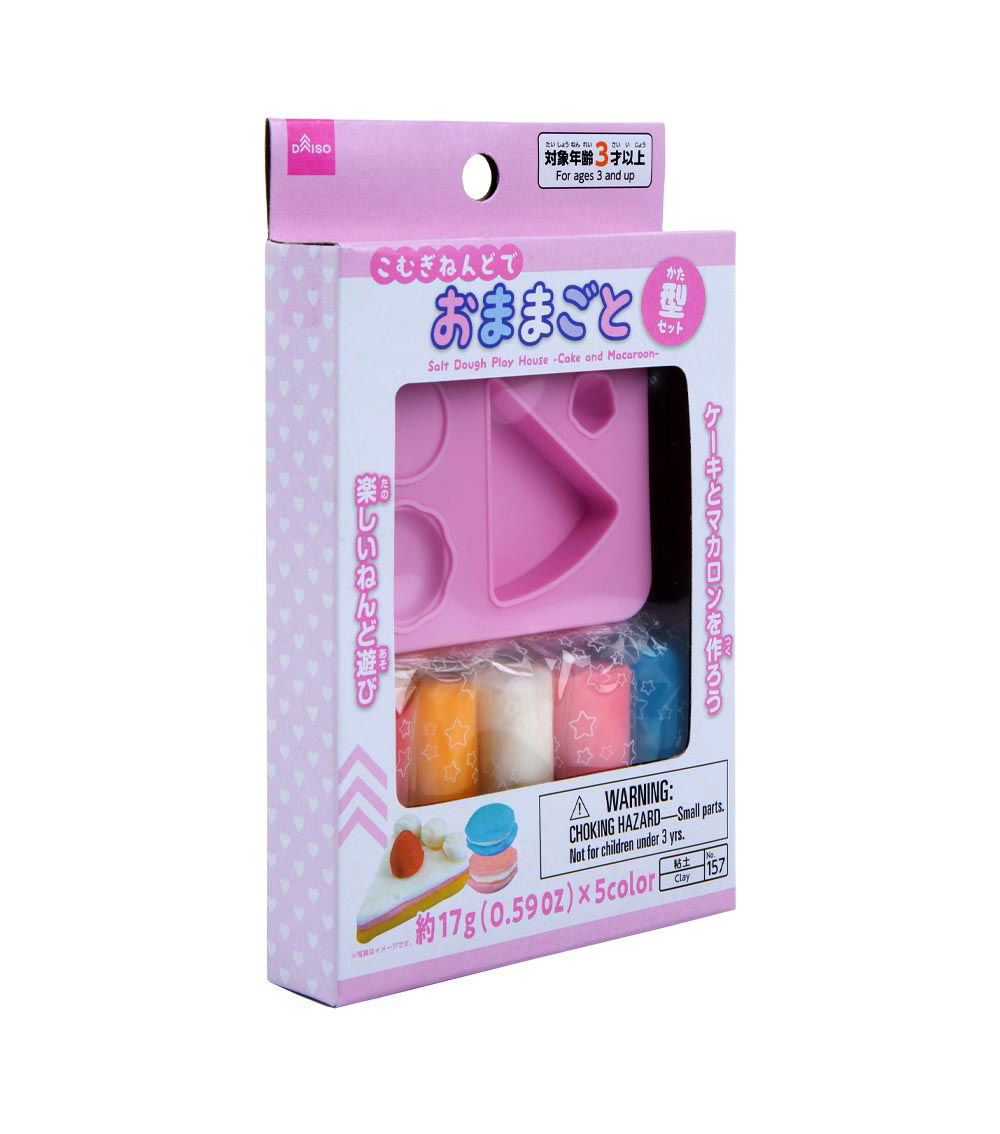 Cake & Macaron Salt Dough Play House Set