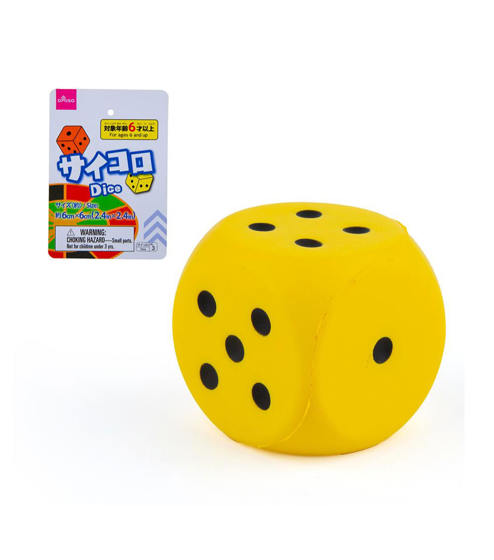 Dice, Assorted (6cm x 6cm)