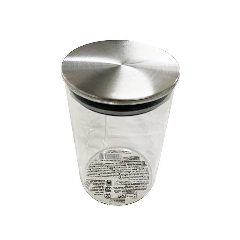 Glass Canister with Stainless Steel Lid – 240ml