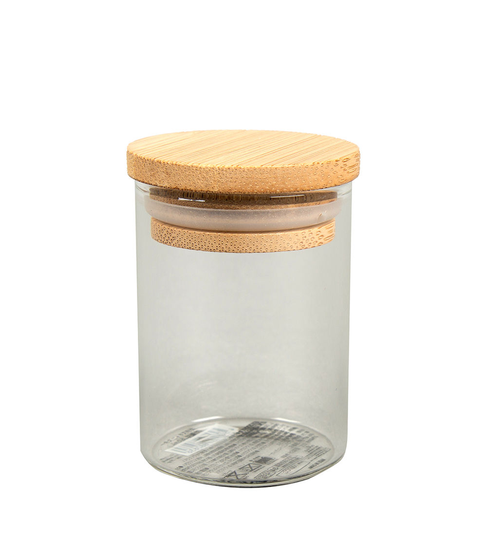 Mini Glass Canister with Bamboo Lid – 60ml