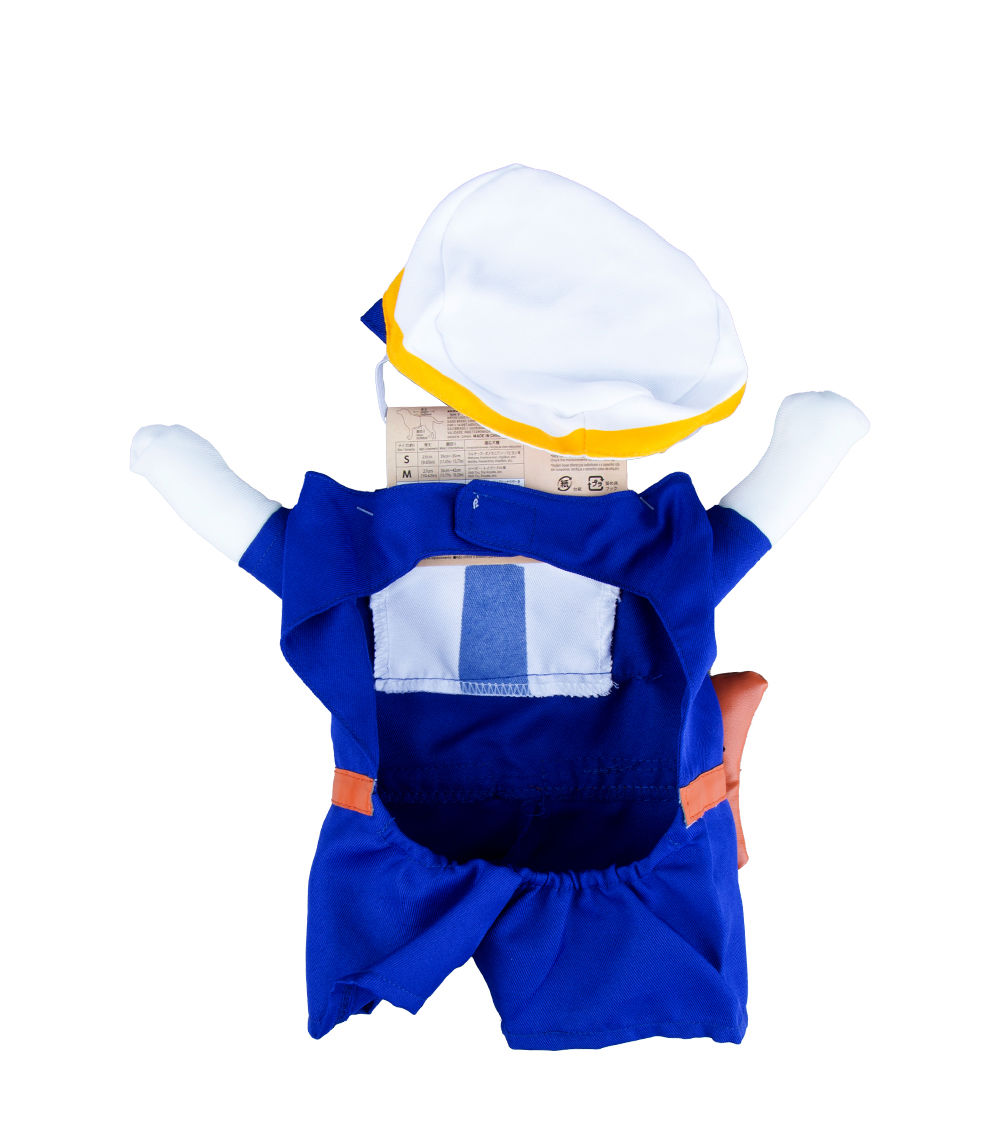 Police Officer Pet Costume - Dog & Cat Dress-Up with Hat, L