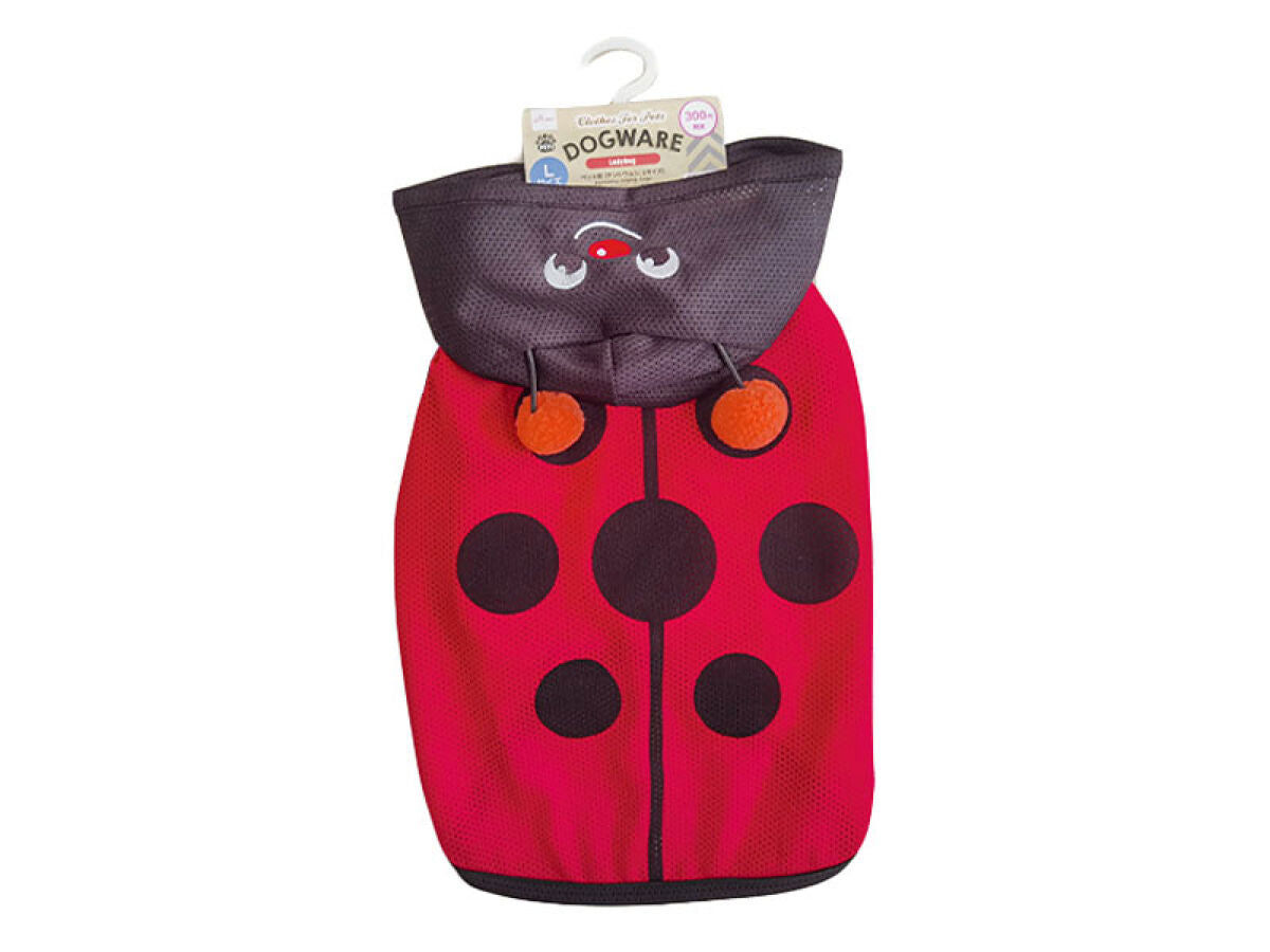 Ladybug-Themed Pet Costume - Large Size