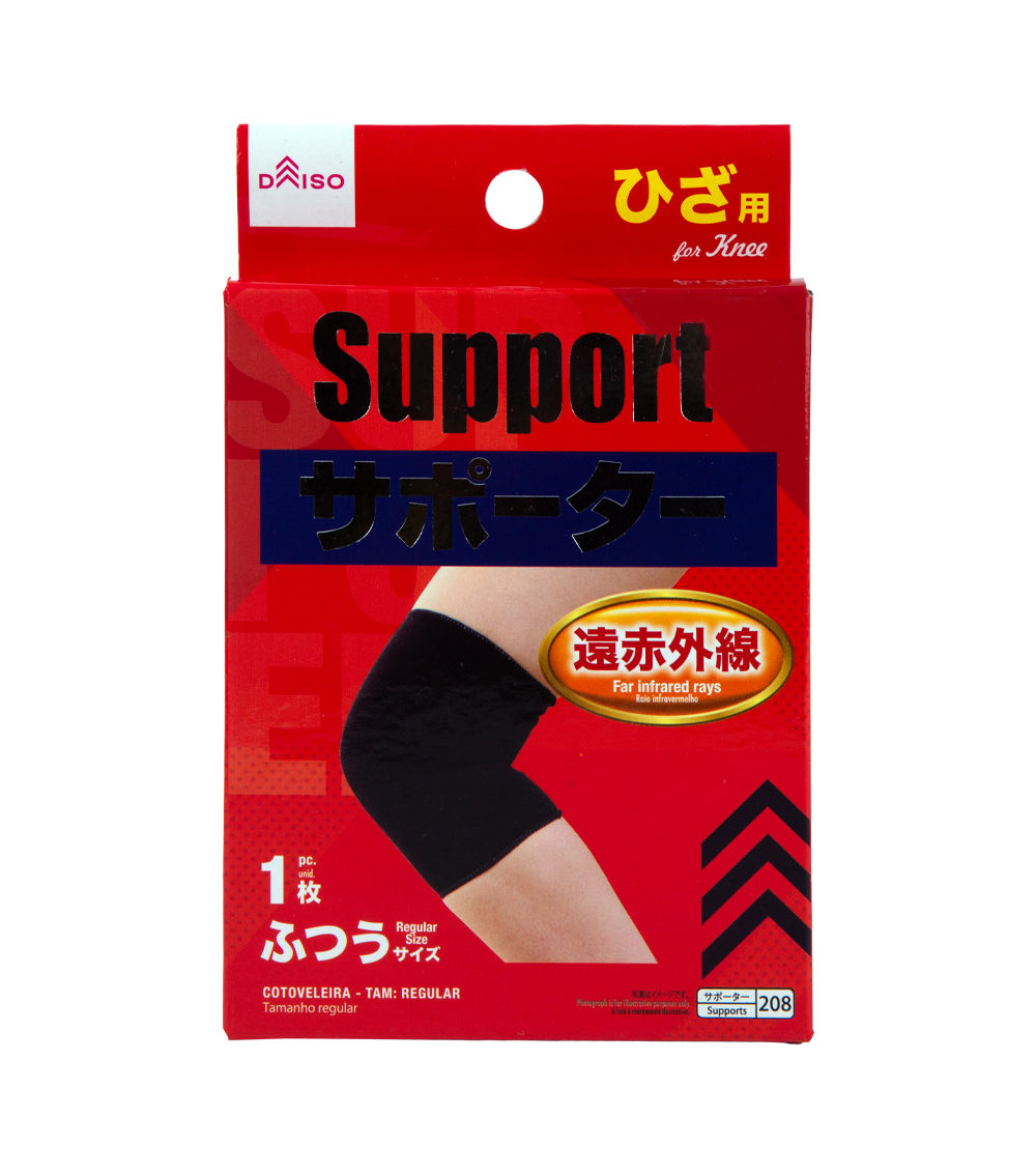 Regular Size Knee Support Brace, Black