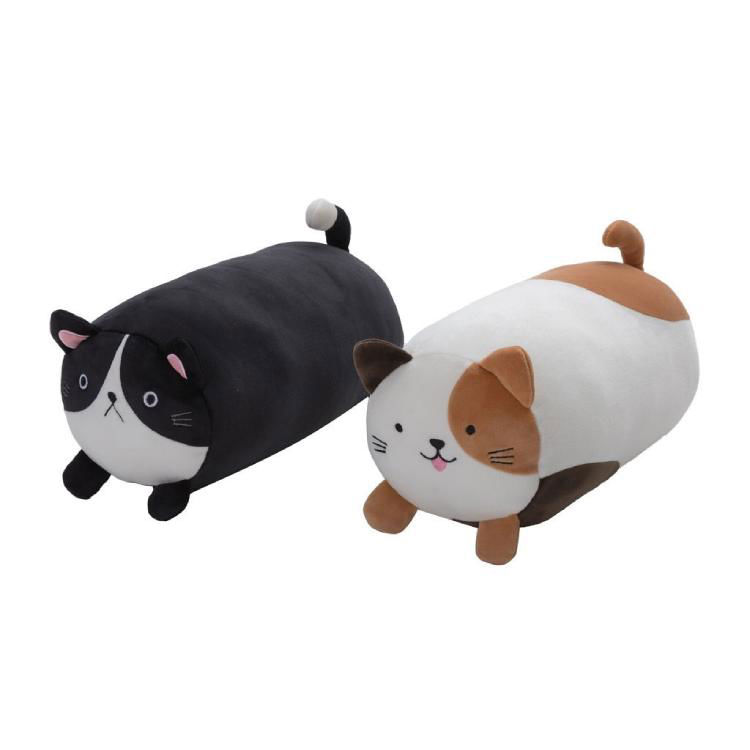 USA Hug Pillows -Bolster Type - Calico Cat - Black Cat-