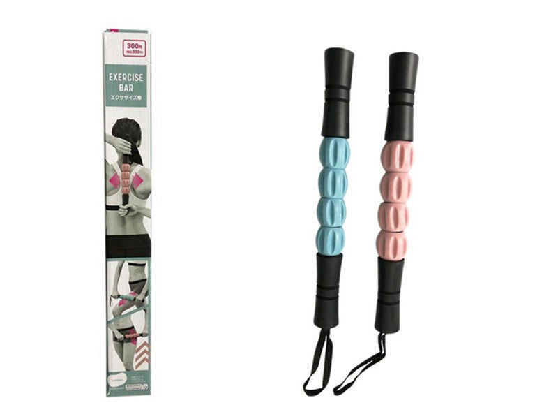 Exercise Bar – Muscle Roller Stick for Body Massage & Stretc