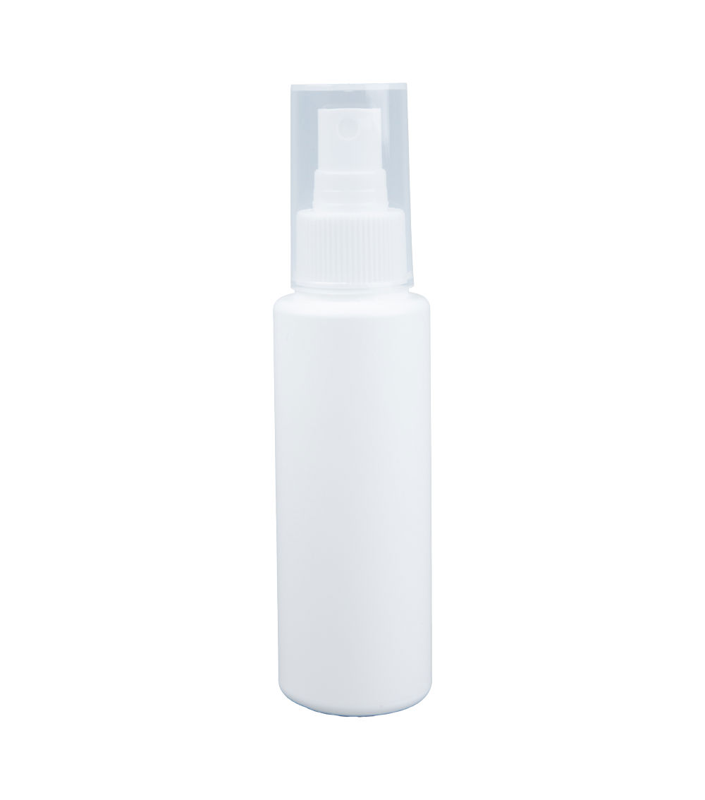 HDPE Spray Bottle with Cap - White ( 100ml )