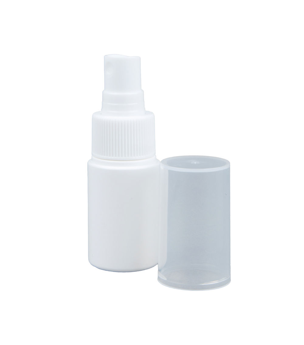 HDPE Spray Bottle with Cap - White ( 30ml )