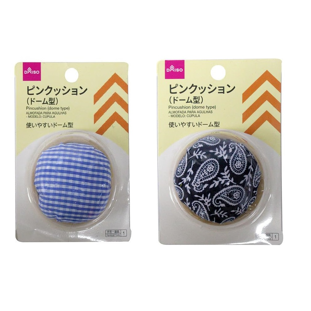 Dome Type Checkered Pattern Pincushion