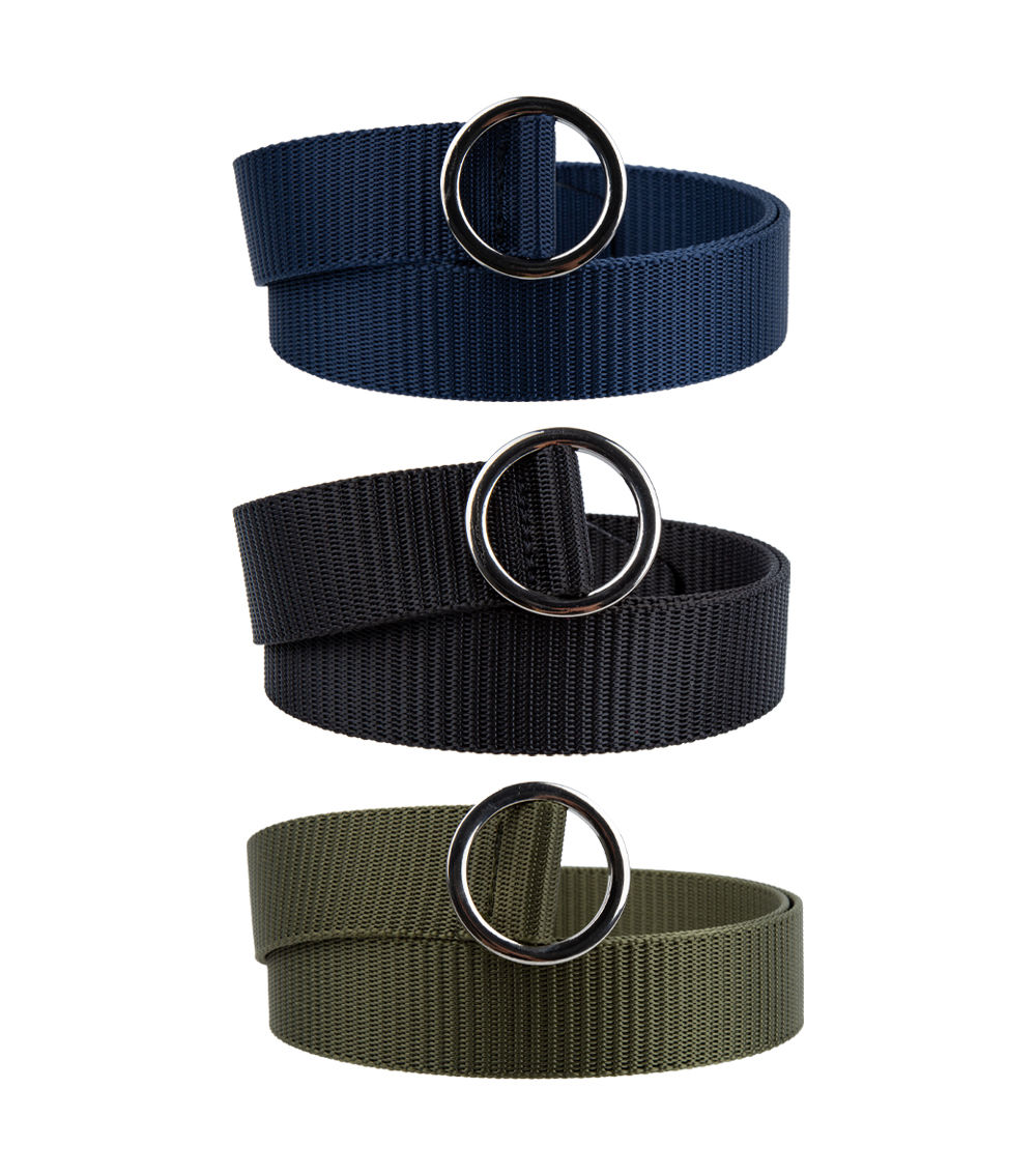 Plain Belt with Round Ring, Assorted (1 pc)