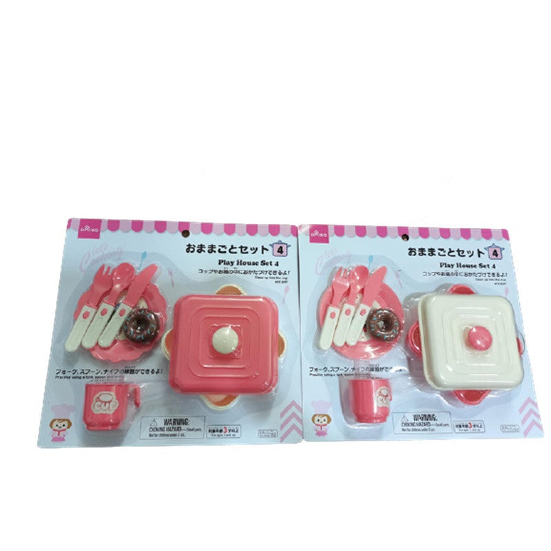 Pretend play set 4 (pink/white)