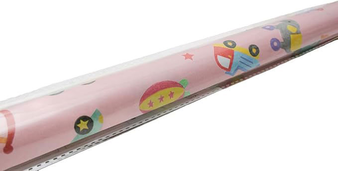 Children’s Wrapping Paper – Hot Air Balloon & Toy Print (Pin
