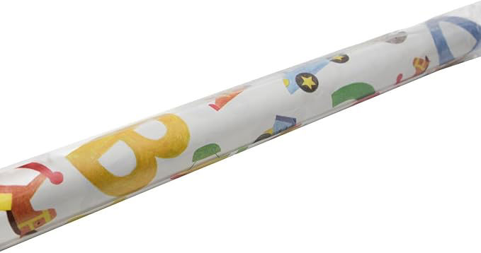 Children’s Wrapping Paper – Hot Air Balloon & Toy Print (Pin