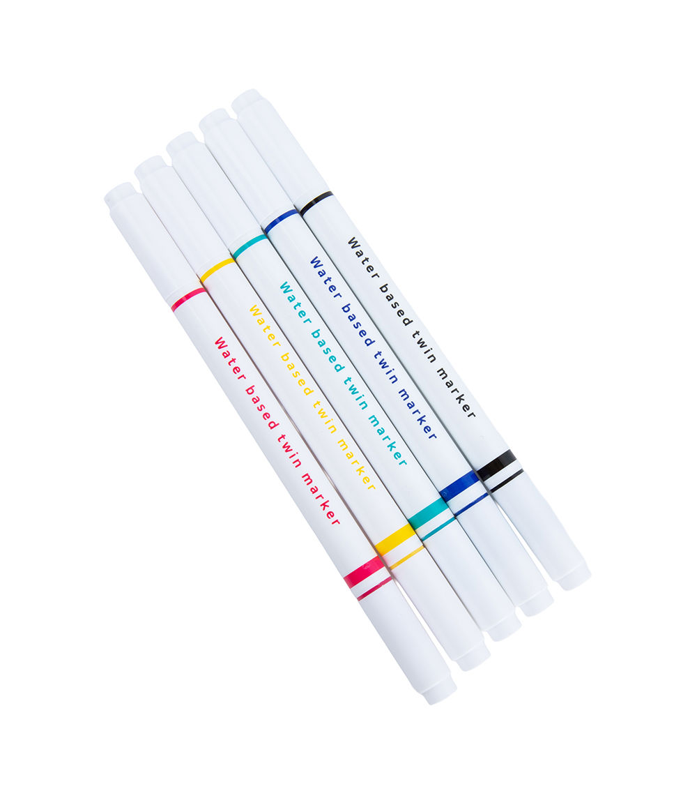 Vivid Double Sided Water-Based Marker, Multicolor