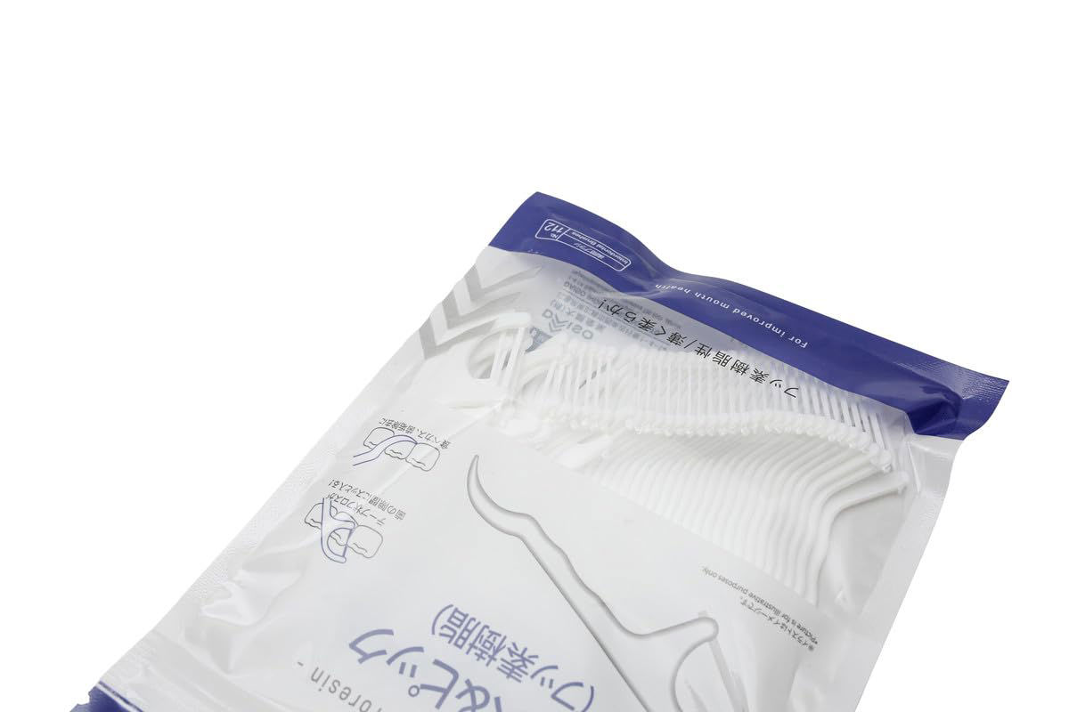 40-Piece Fluororesin Dental Floss Picks