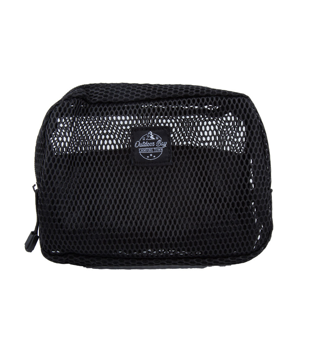 Mesh Pouch with Pocket, Assorted (1 pc)