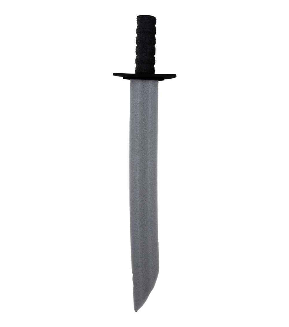 Soft Type Japanese Sword Toy, Black & Grey