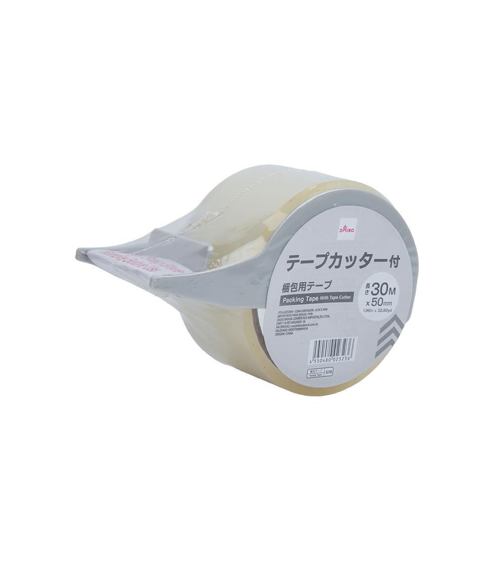 Packing Tape-With Tape Cutter - 1.96in x 32.80yd - 50mm x 30