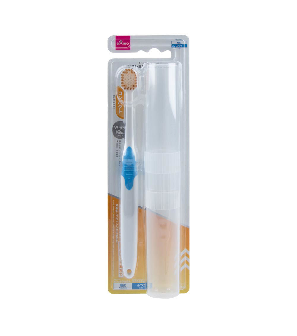 Toothbrush with Case, Assorted (1 pc)