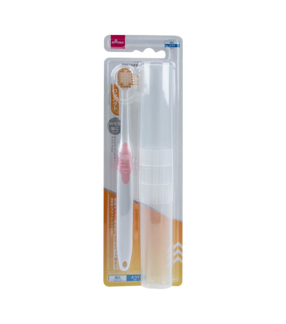 Toothbrush with Case, Assorted (1 pc)