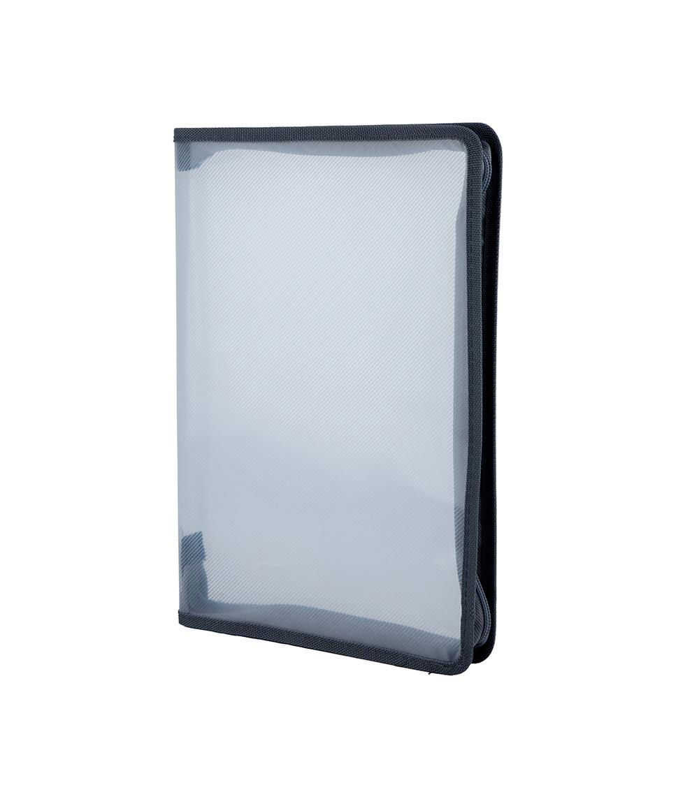 A4  Zipper File, Grey