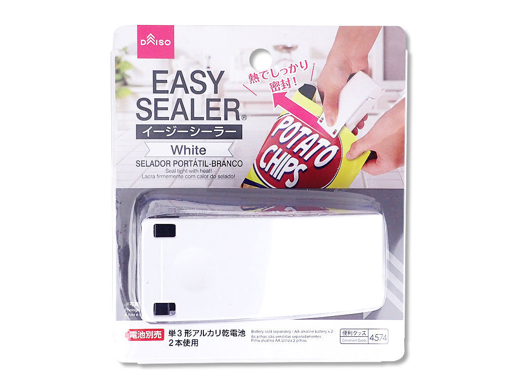 Easy Sealer – Portable Heat Sealing Device (White)