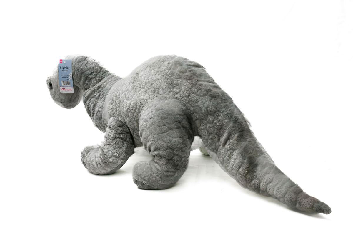 Brachiosaurus Hug Pillow, Grey (72cm)