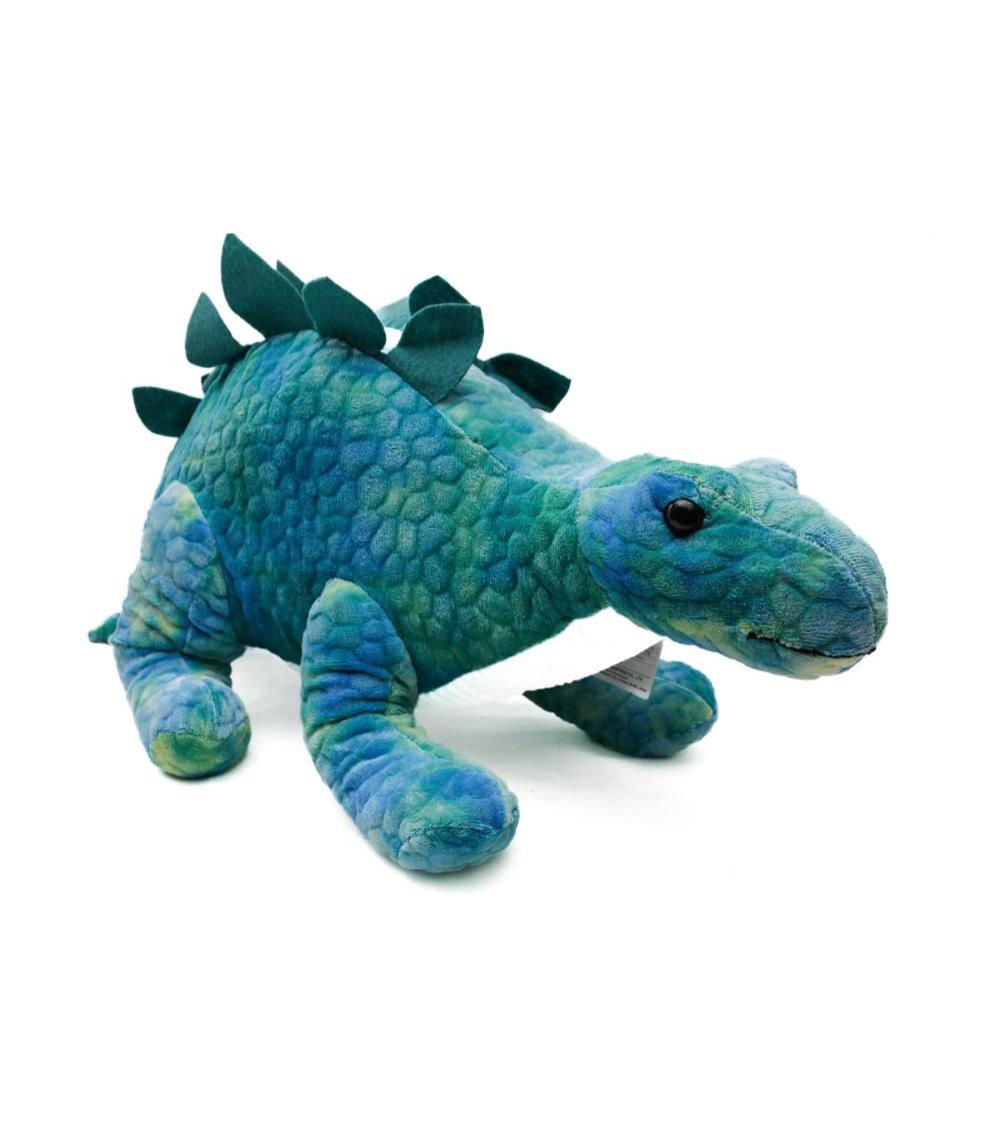 Soft Stegosaurus Hug Pillow, Blue & Green (64cm)