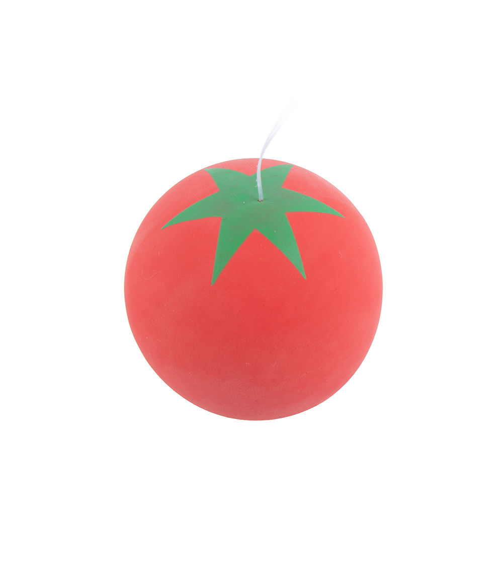 Tomato Latex Pet Toy, Red