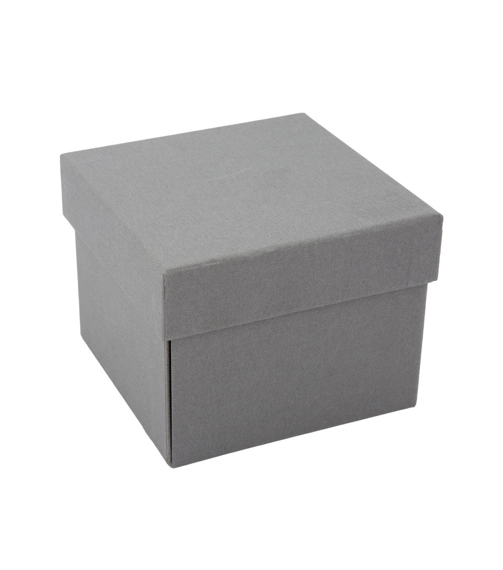 2-Tier Paper Box, Light Beige (11.48cm x 11.48cm x 8.69cm)