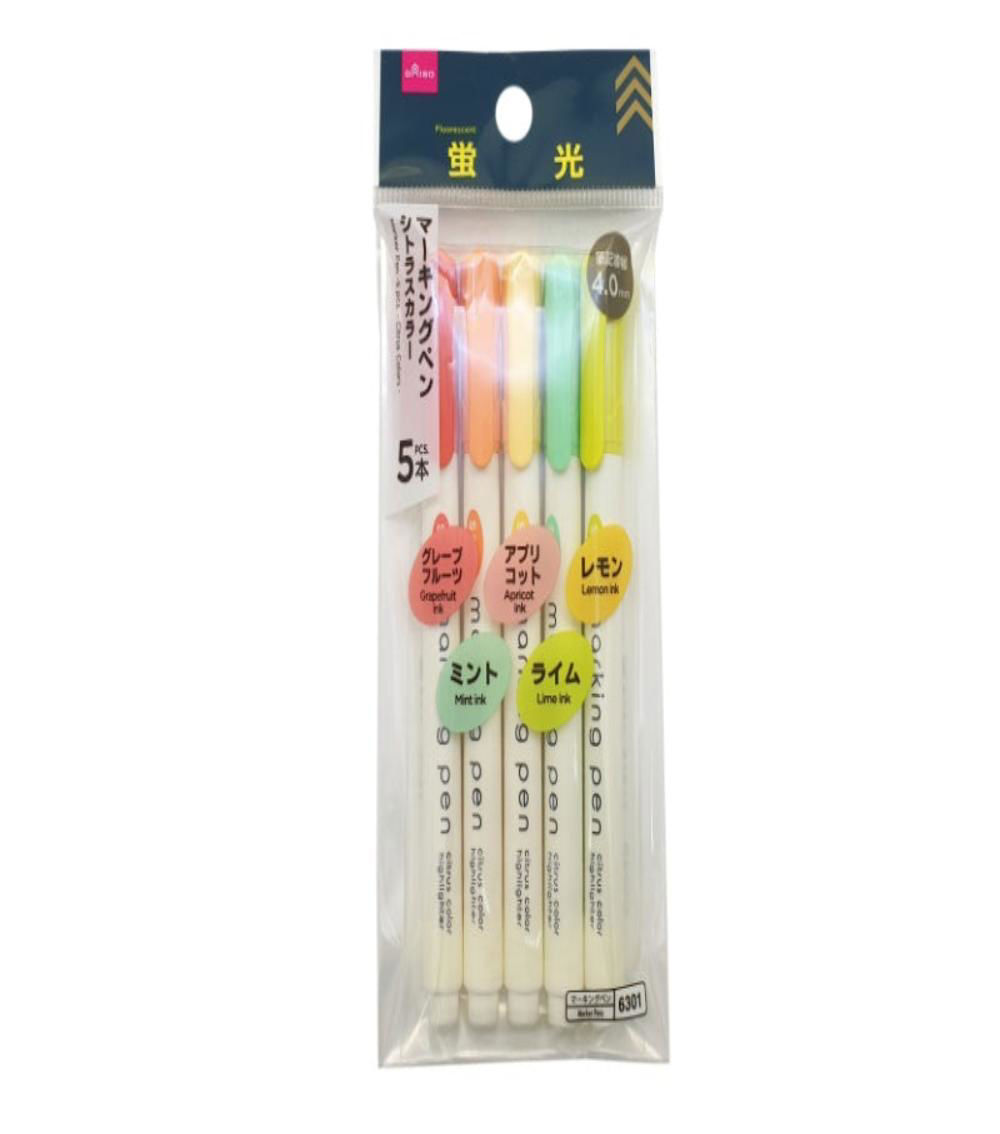 Marker Pen, Multicolor (5 pcs)