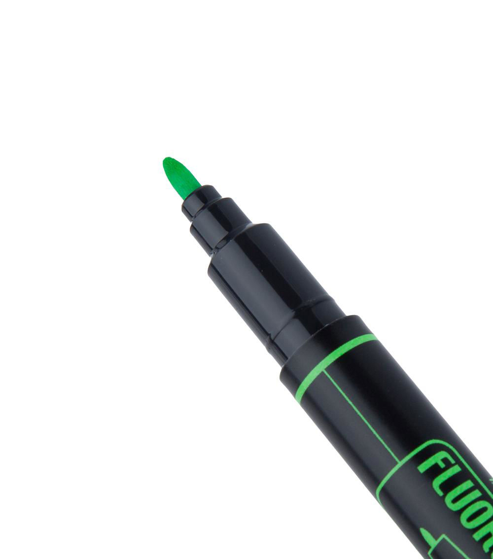 Water-based Ink Double Fluorescent Pen, Multicolor (5 pcs)