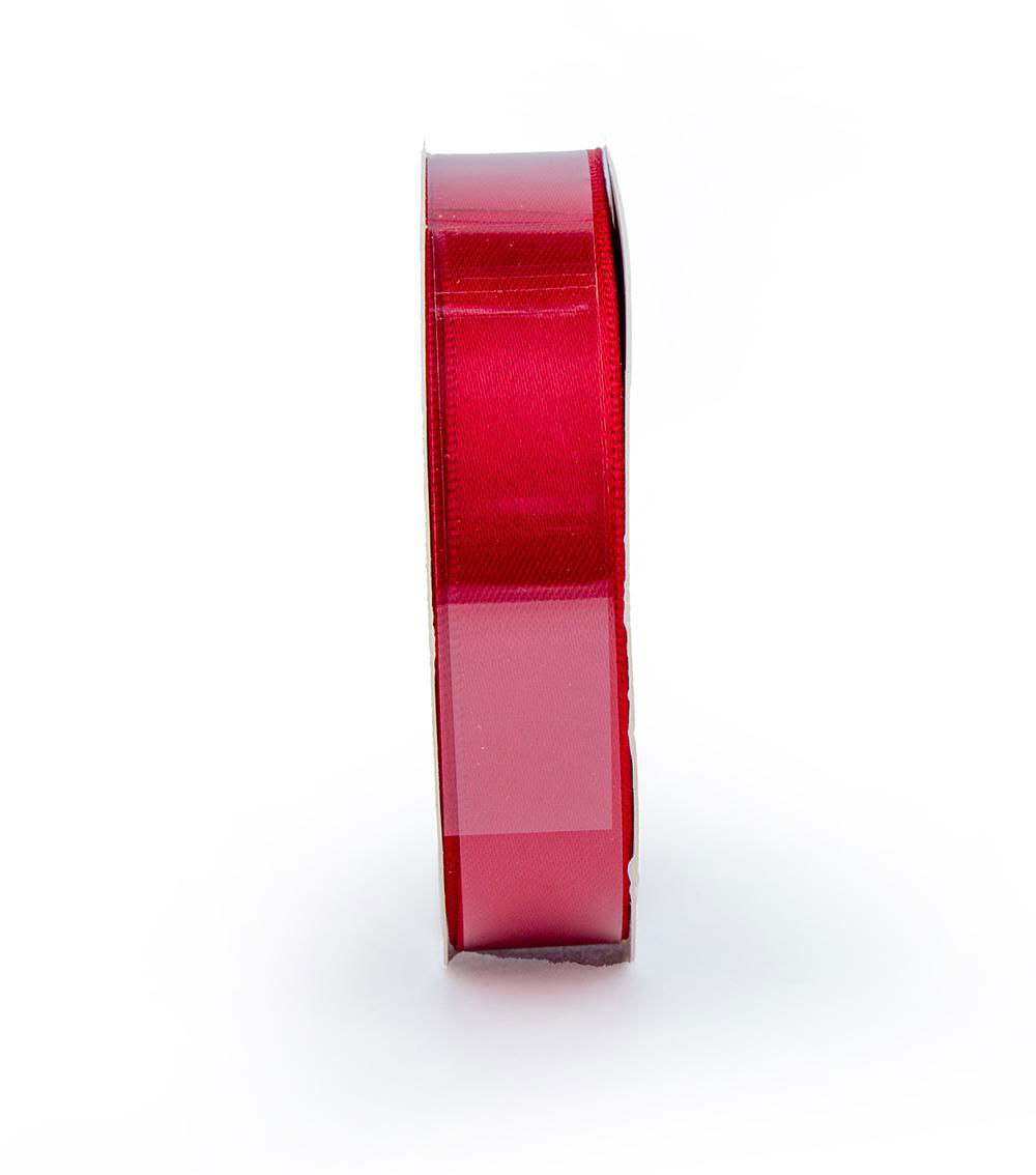 Satin Ribbon -Wine Red - W0.62in x L10.93yd - 1.6cm x 10m-