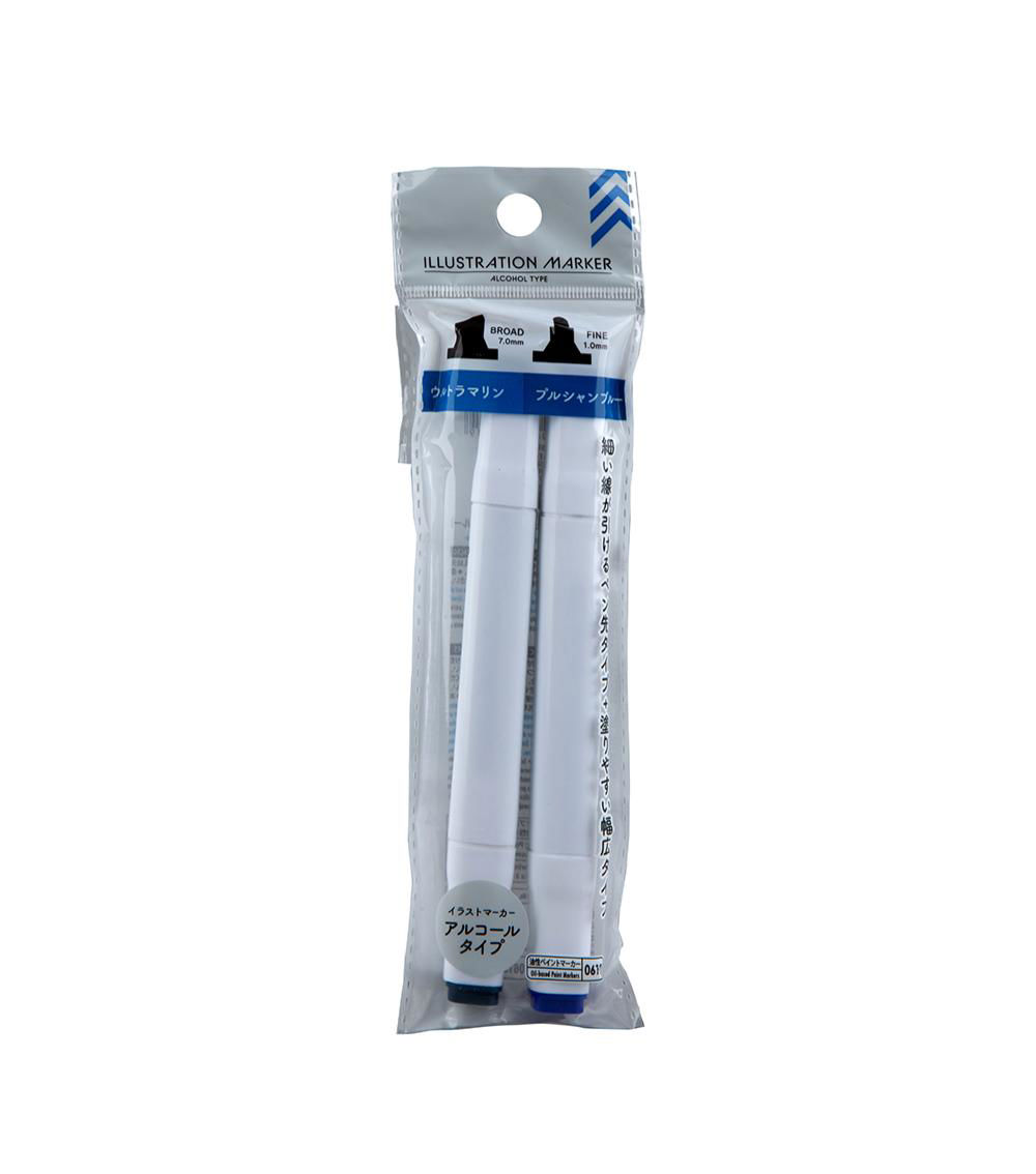 Illustration Marker, Ultramarine & Prussian Blue (2 pcs)