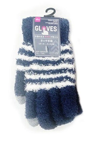 Striped Touch Gloves, Assorted (1 Pair)