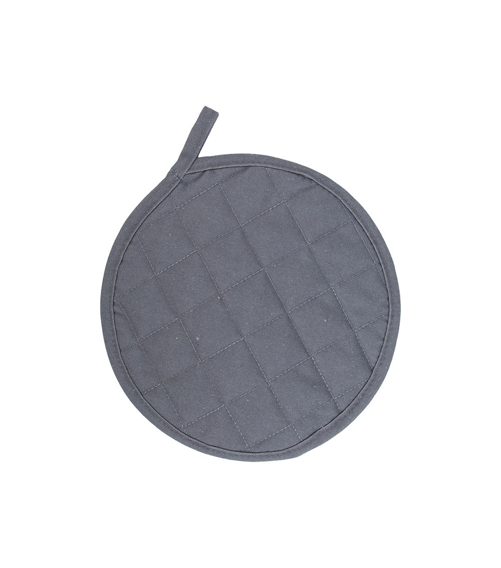 Round Pot Mat, Grey