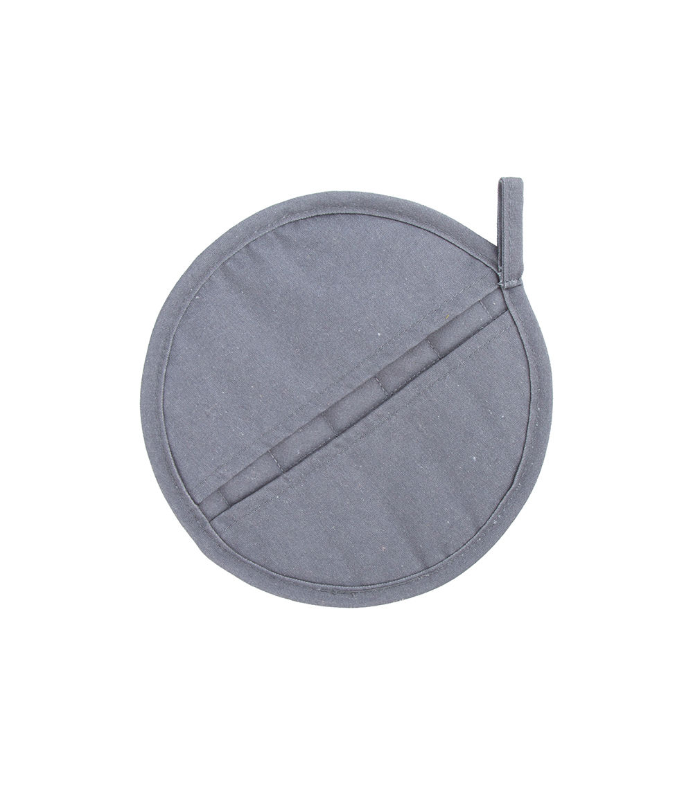 Round Pot Mat, Grey
