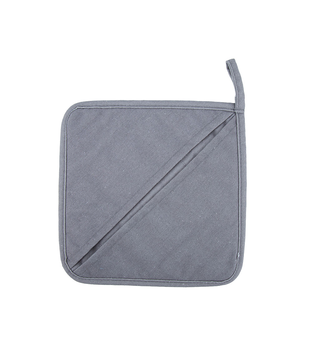 Square Pot Mat, Grey