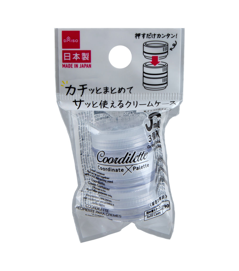 Coordilette Cream Container, 3 Pieces – 3ml (0.10 fl oz)