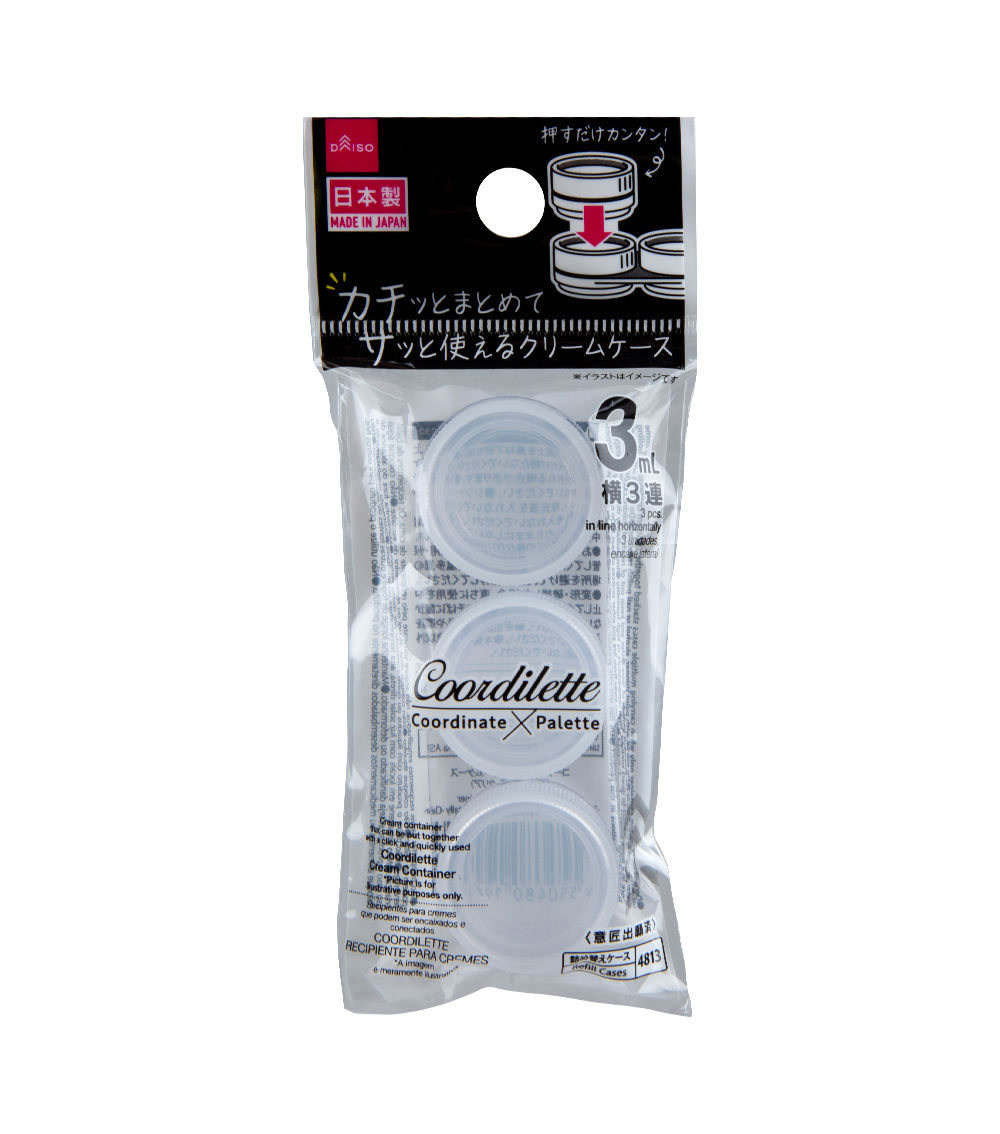 Coordilette Cream Container 3 Pcs in Line - 3ml (0.10 fl oz)