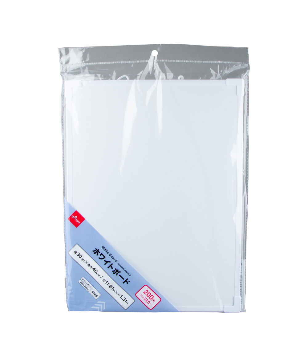 White Board – Dry-Erase Surface, White (30x 40cm)