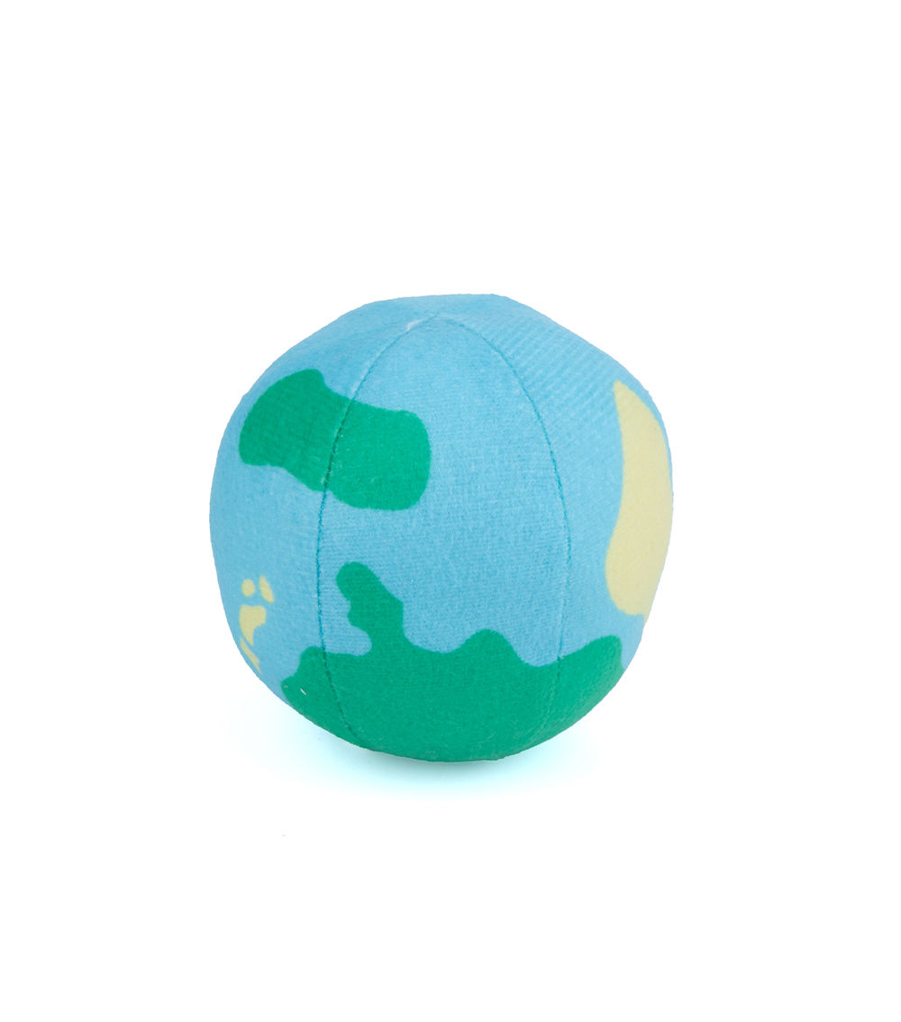Soft Earth Shaped Ball Pet Toy for Dogs and Cats