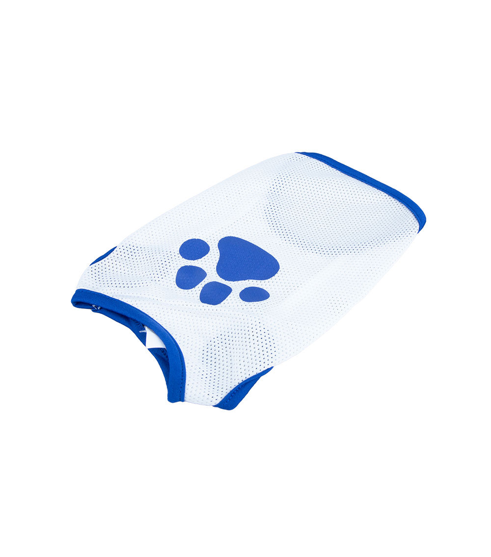 Pet T-shirt with Paw Print Design, Small