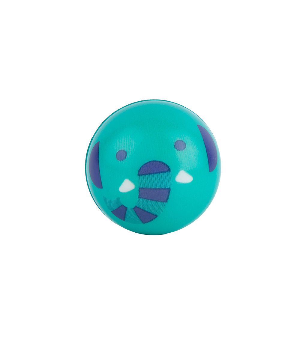 Elephant & Tiger Ball Set, Blue & Orange (2 pcs) - 4.5cm