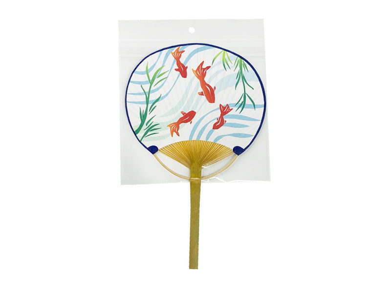 Japanese Uchiwa Fan – Goldfish Design