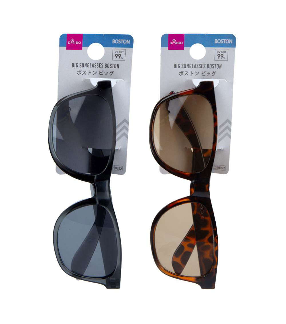 Boston Style Big Sunglasses, Assorted (1 pc)