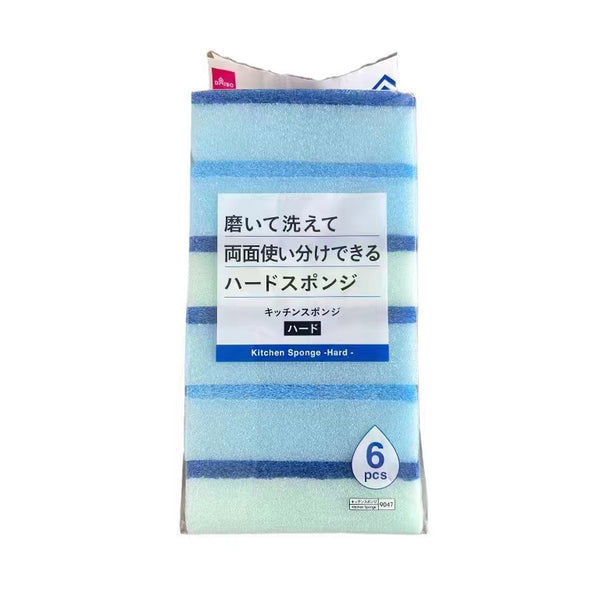 Hard Kitchen Sponges, Multicolor (6 pcs)